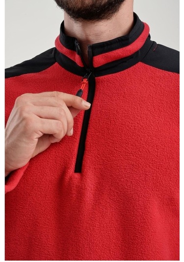 Exuma Half Zıp Erkek Polar 2412004-657-red