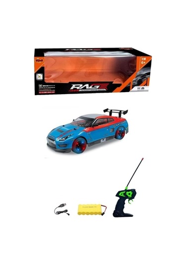 Toycraft Racerx 1:10 Ölçek Uzaktan Kumandalı Yüksek Hızlı Yarış Arabası 10 15 Km/h - Mavi