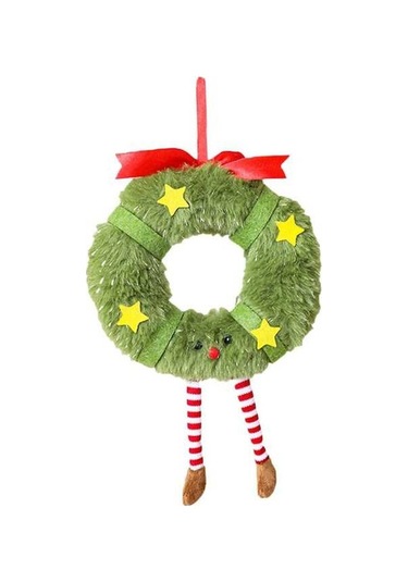 Pazly Yılbaşı Suntek Peluş Dekorasyon Bebek Asılı Ağacı 5 15cmx22cm Ad