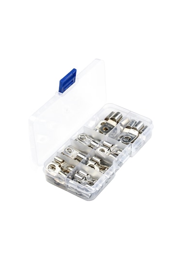 60 Adet Ağı Heavy Duty Kablo Kapalı Uçlu Boru R-ring Terminalleri Bağlayıcılar Bakır Tel Kablolar Gözlükler Boru Çeşitli Çeşit Kutusu Tasarımı