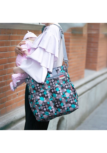 Hangfox Mavi Bebe Çanta, Organize Bölmeli, Isı Saklama Çantası Ve Bez Değişim Matı İçeren, Stroller Ve Çanta Kullanıma Uygun Poliester Malzeme Diğer