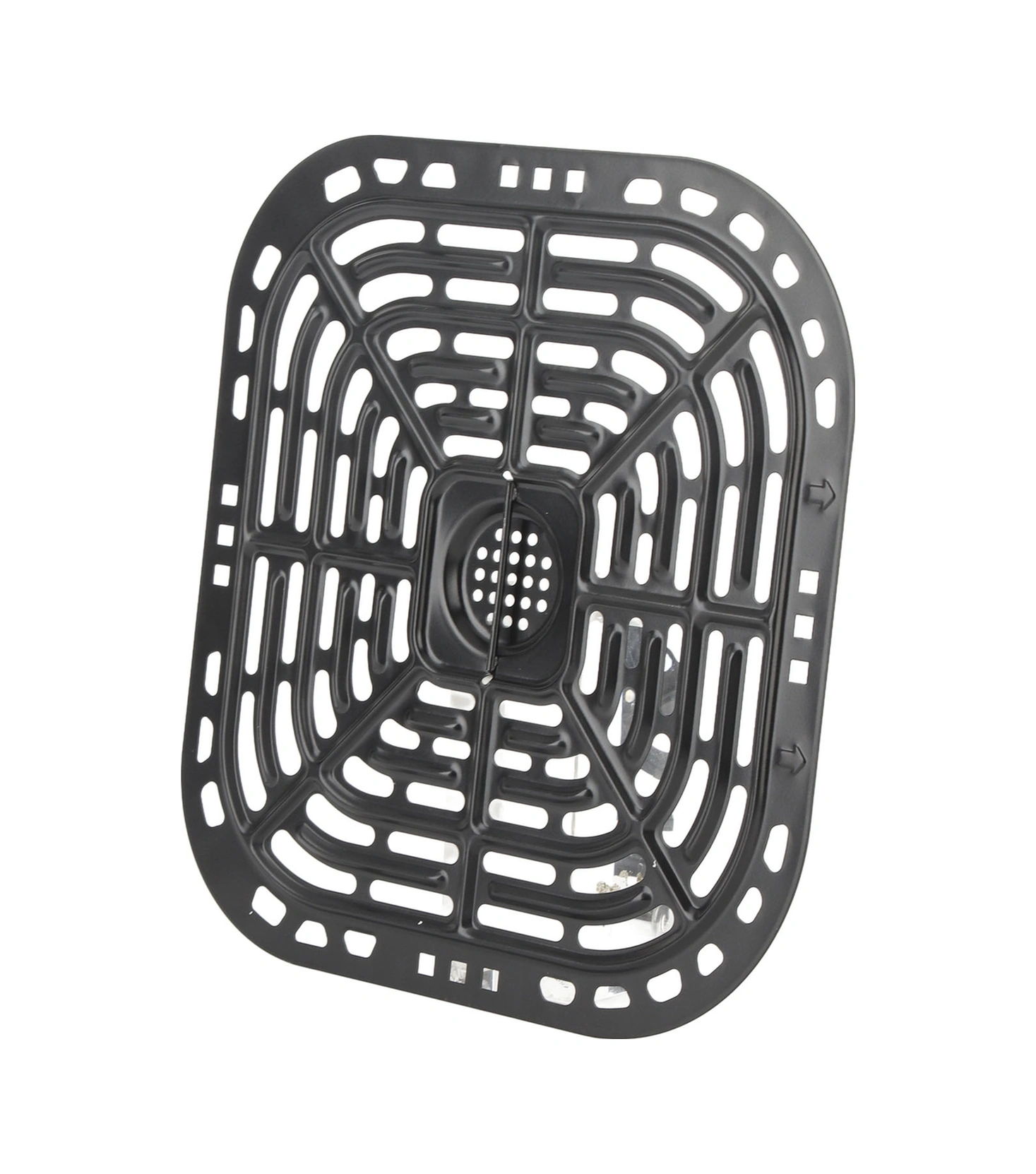 Geeroyoo 304 Paslanmaz Çelik Hava Fritözü Ek Parçası, 24x23cm Ocak Tabağı, Fda Onaylı, Sağlıklı Pişirme, Yıkama Makinesine Uygun, Ergonomik Kollü Diğer