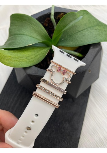 iOs Watch Uyumlu Uyumlu Kordon Aksesuarı Kordon Charm Set