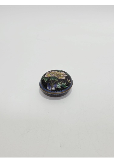 Antika Cloisonne Minyatür Kutu 5,5x3,0cm 071