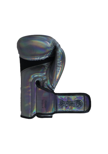 Dragondo 30134-p Glossy Boks Eldiveni Parlak Gri Kick Boks Muay Thai Eldiveni Gri
