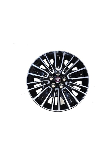 Fiat Egea 16"inç Siyah Gri Kırılmaz Jant Kapağı 1 Adet