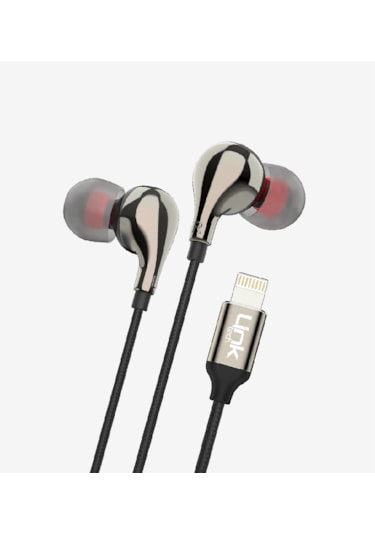Linktech E82 Kablolu Kulakiçi Kulaklık Lightning Jack