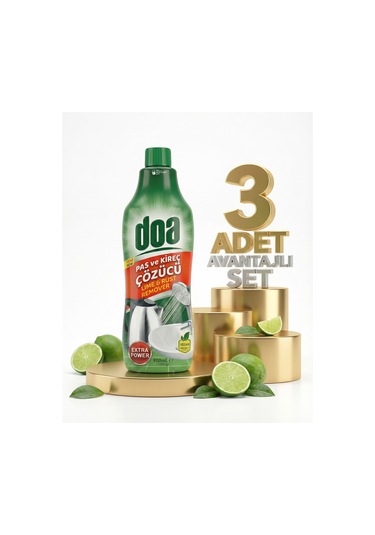 Doa Pas Ve Kireç Çözücü 3x900 Ml