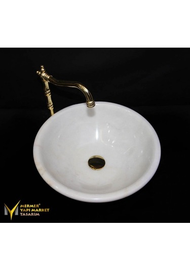 Muğla Kristal Beyaz Tasarım Lavabo