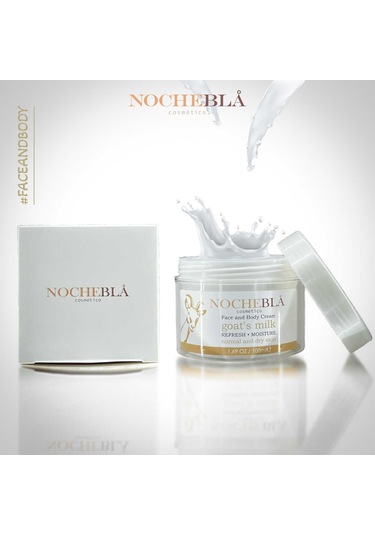 Nochebla Cosmetics Keçi Sütlü Nemlendiricili Yüz ve Vücut Kremi 100 ML