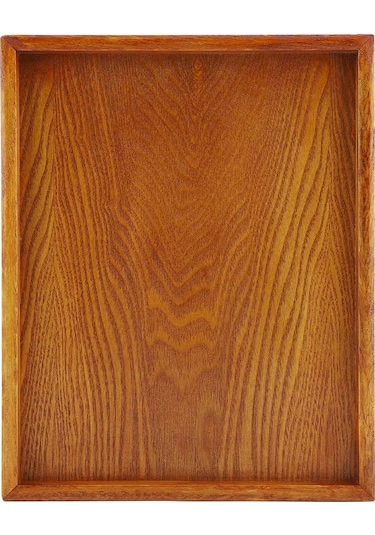 Servis Tepsisi, Dikdörtgen Ahşap Çay Tepsisi Otel Ev Mutfak Tepsileri Atıştırmalık Tepsisi Kahvaltı Tepsisi Gıda Saklama Kabı