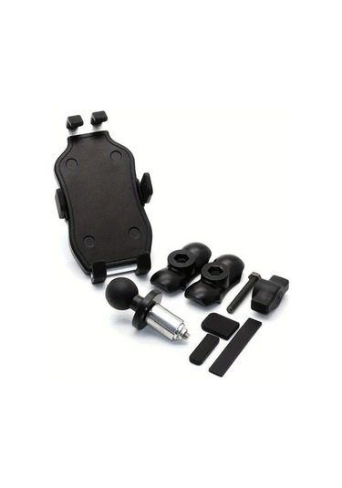 Motion003 Motosiklet Telefon Tutucu Siyah Suzuki Gsxr Gsx R 600 750 1000 Kawasaki Ninja 400 250 İcin Aluminyum Alasimli Guvenli Vidalı