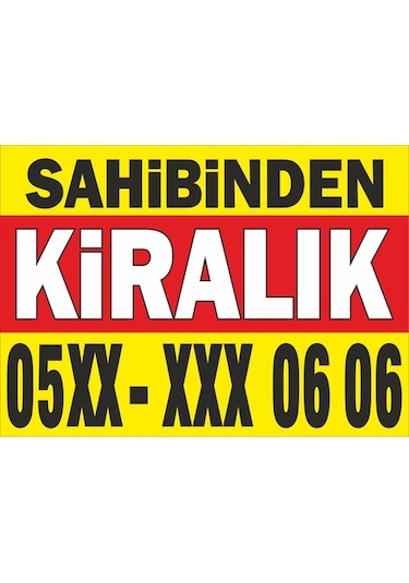 Sahibinden Kiralık Branda Afiş Pankart 440 Gr Çin Branda