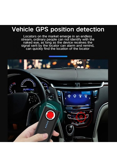 Sones T1 Kamera Dedektörü Gps Konumlandırma Monitörü İzleme Dedektörü Siyah Siyah