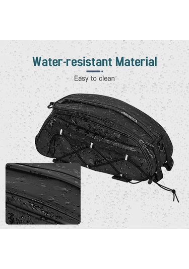 Padalink Ya532 Bisiklet Bagaj Çantası - Kırmızı, Dayanıklı Polyester, 36.5x16x14cm, 420g Kırmızı