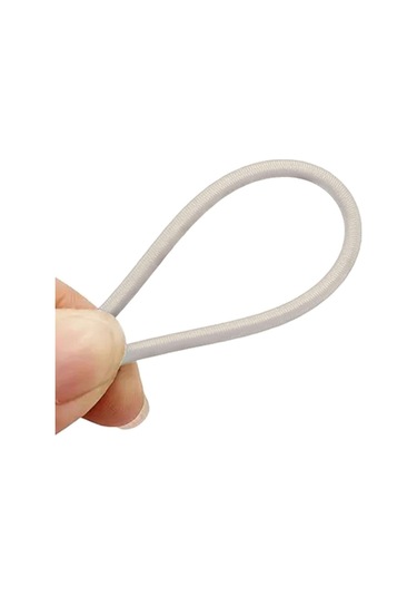 Krem Renk 5 Metre 2 Mm Yuvarlak Lastik