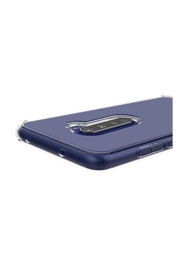 Xiaomi Redmi Note 8 Pro Kılıf Zore Coss Şeffaf Sert Silikon Kılıf Renksiz