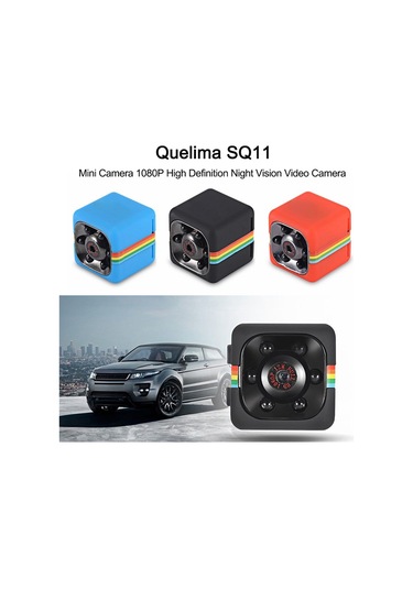 Neevoyu Quelima Sq11 Siyah Mini Dvr Spor Kamerası - Döner Klip, Sürekli Kayıt, 120 Derece Lens, 720p Video