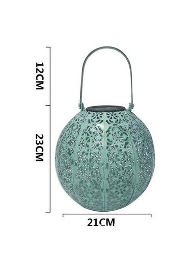 Dancemonkey Dış Mekan Demir Güneş Enerjili Bahçe Lambası, Çok Renkli Işıklar Çok Renkli