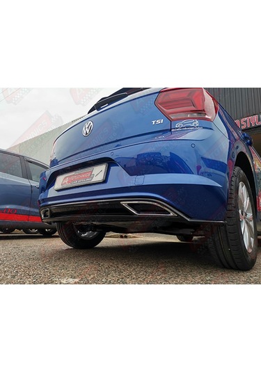 Volkswagen Polo R Line Arka Tampon Difüzörü 2018 Sonrası Mk6