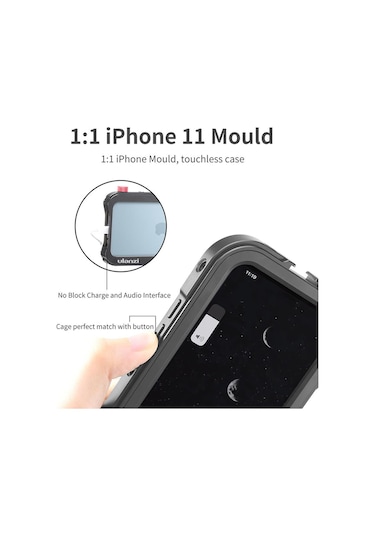 Ulanzi  Apple Uyumlu iPhone 11 Pro Metal Vlog Çerçeve