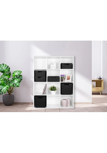 El Casa Kapaklı Saklama Kutusu, 23 Litrelik Düzenleyici 200706793 Siyah