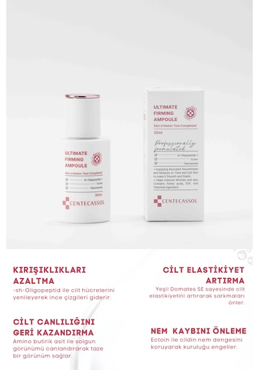 Centecassol Peptit ve Ectoin Kompleksiyle Ampul Serum 30 ML