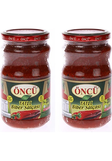Öncü Tatlı Biber Salçası Cam 2 x 360 G