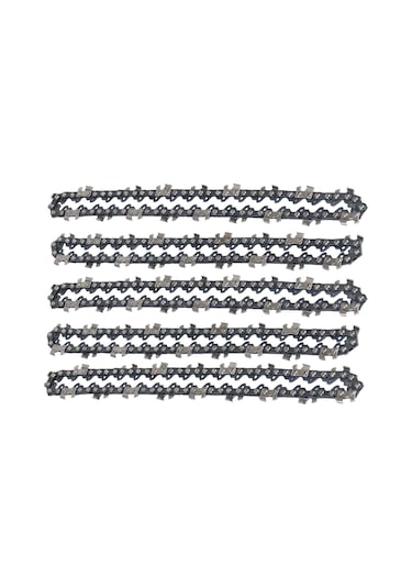 Ximistore9 5 Adet 6 İnç Karbon Çelik Mini Testere Zinciri - 37 Bölümden Oluşan Taşınabilir Değişim Aksesuarı