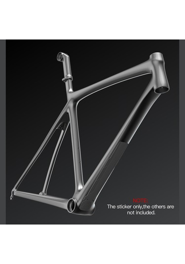 Geeksen Bisiklet Çerçeve Koruyucu Filmi - Dağ Bisikleti Yol Bisikleti Alt Boru Koruması - Yılan Desenli Kırmızı Pvc Sticker