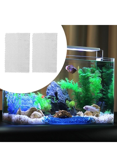 Suntek 2 Adet Akvaryum Filtresi Pamuk Multiuse Tatlı Su Tankı