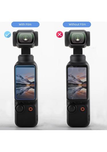 Djı Osmo Pocket 3 Uyumlu Ön 6 Adet Şeffaf Ekran Koruyucu Nano Jel