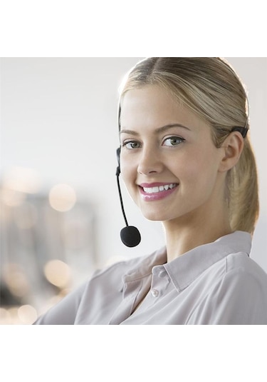 Qingmipy Usb Tek Kulaklı Çağrı Merkezi Kulaklığı - Gürültü Engelleme Mikrofonlu, Ses Kontrol Düğmeli, Hızlı Kurulum, Windows/mac Uyumlu Siyah