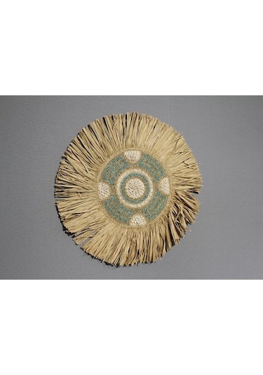 Duvara Asmalı Hasır Pano Model 4 Çok Renkli