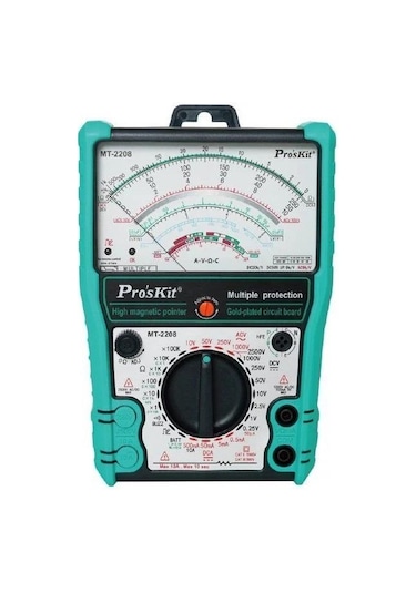 Proskit Mt-2208 Korumalı Analog Multimetre Ölçü Aleti