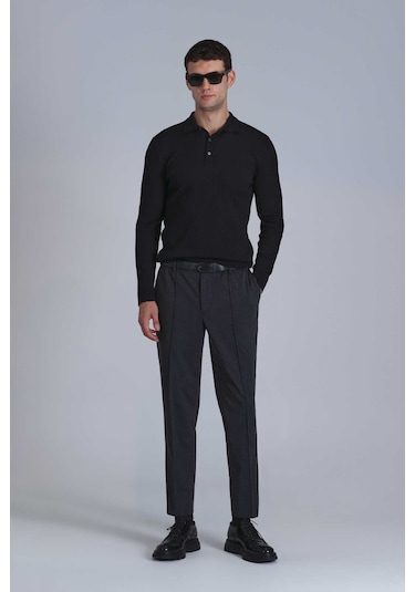 Lufian Erkek Aden Kazak 112090127 Siyah Siyah