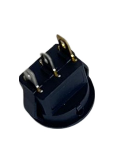 Mini Yuvarlak On-off Işıklı Anahtar 3 Pin Switch 10 Adet