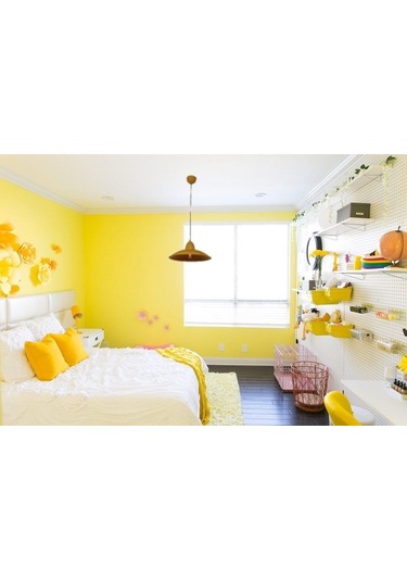 Riolight Modern Sari Içi Beyaz Yatak Odasi Için Tekli Metal Sarki