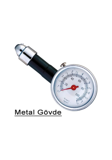 Wert 2661 Metal Gövde Lastik Basınç Ölçer