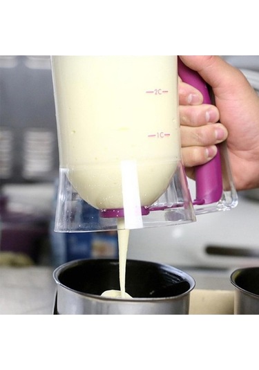 Pazly Yüksek Kaliteli Hamur Dağıtıcı Krem Speratator Fincan Kek Krep Kurabiye Muffin Pişirme Araçları 900ml Diğer