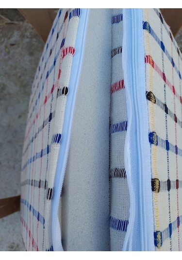 2 Adet Buldan Arkalıklı Sandalye Minderi, Midi Boy-karışık Renkli Çok Renkli