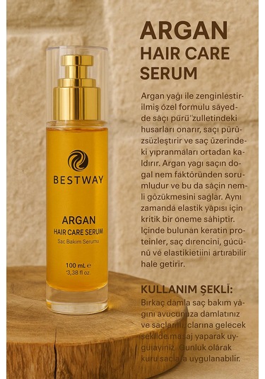 Argan Yağlı Saç Bakım Serumu