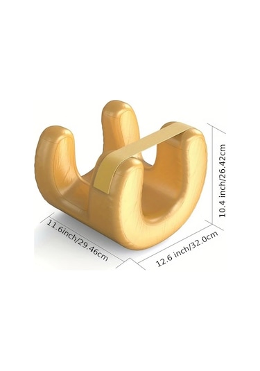 Honeybeeshop Göz Maskeli Premium Yüz Yastığı Yan Yatanlar Ve Sırt Uyuyanlar İçin Altın Rengi Güzellik Yastığı