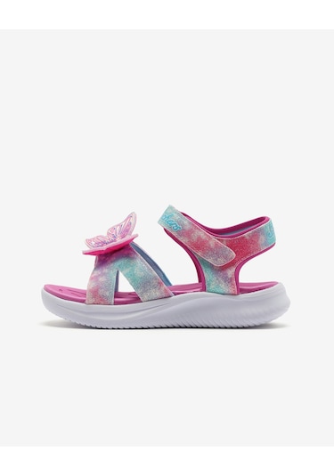 Skechers Jumpsters Sandal - Butterfly Brıtes Büyük Kız Çocuk Pembe Işıklı Sandalet 303109l Pkmt Pembe