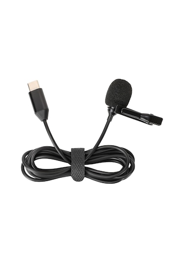 Insta360 Ace / Ace Pro Sunnylife Yaka Klipsi Type-c Kayıt Mikrofonu İçin Siyah Diğer