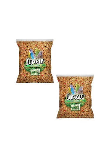 Jungle Poşet Muhabbet Kuşu Yemi 1 Kg x 2 Adet