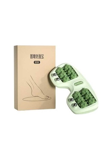 Bloomnest Dört Sıra Makaralı Ayak Masajı 0vs3rk Yeşil, Hızlı Masaj Deneyimi Yeşil