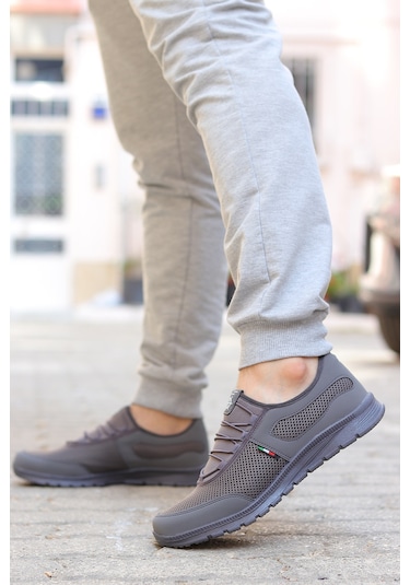 Vojo 4359 Comfort Taban Bağcıksız Anorak Erkek Spor Ayakkabı 267800000225 11 Füme