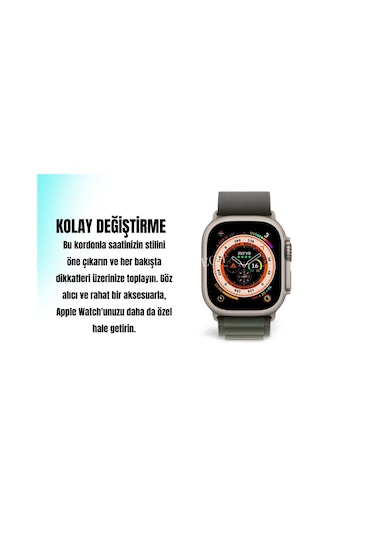 Watch Band Alpine Loop Saat Kayışı Turuncu Beyaz