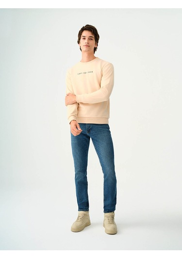 Loft Erkek Sweatshirt Ekru Lf2037100 25kp69000085 P6983 Ekru